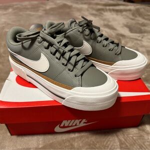 Nike Women’s Olive and White Sneakers